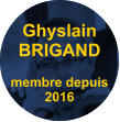 Ghyslain BRIGAND  membre depuis 2016